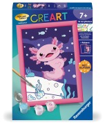 Cover-Bild zum Titel 'CreArt, Malen nach Zahlen Kinder - Axolotl' von ''