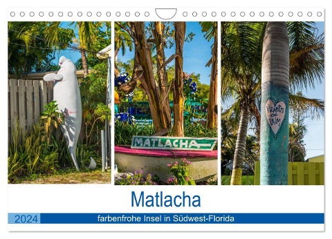 Matlacha - farbenfrohe Insel in Südwest-Florida (Wandkalender 2024 DIN A4 quer), CALVENDO Monatskalender - Mario Hagen