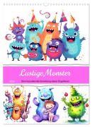 Cover-Bild zum Titel 'Lustige Monster - Eine bezaubernde Sammlung süsser Ungeheuer (Wandkalender 2026 DIN A3 hoch), CALVENDO Monatskalender' von 'Anja Frost'