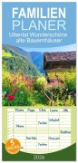 Cover-Bild zum Titel 'Familienplaner 2026 - Ultental Wunderschöne alte Bauernhäuser mit 5 Spalten (Wandkalender, 21 x 45 cm) CALVENDO' von 'Klaus und Dorle Scholz'