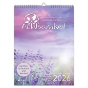 Cover-Bild zum Titel 'Wochenkalender Achtsamkeit 2026 - Woche für Woche Momente für mich' von 'Jutta Vogt-Tegen'