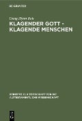 Cover-Bild zum Titel 'Klagender Gott - klagende Menschen' von 'Dong Hyun Bak'