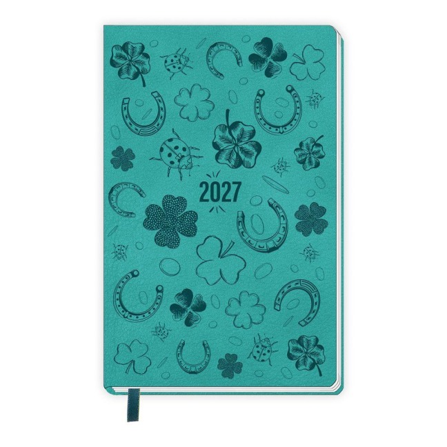 TRÖTSCH - Taschenkalender A6 Soft Touch Glück 2027 - 