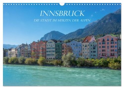 Cover-Bild zum Titel 'Innsbruck - Die Stadt im Herzen der Alpen (Wandkalender 2026 DIN A3 quer), CALVENDO Monatskalender' von 'Stefanie Und Philipp Kellmann'