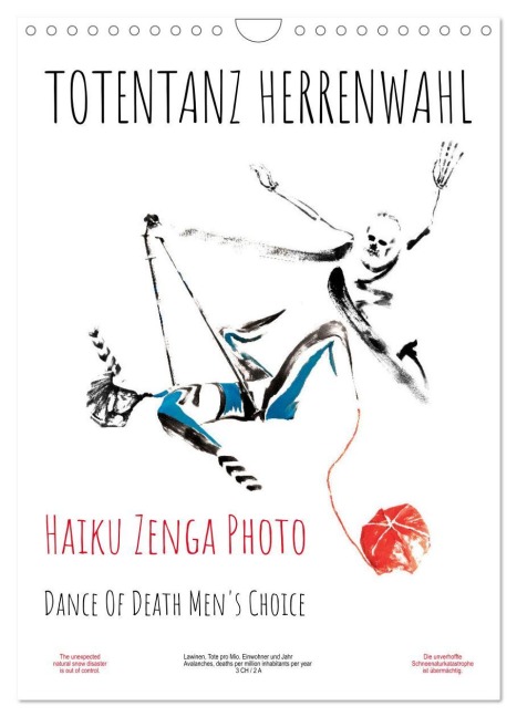 TOTENTANZ HERRENWAHL Haiku Zenga Photo DANCE OF DEATH MEN'S CHOICE (Wandkalender 2026 DIN A4 hoch), CALVENDO Monatskalender - Fru. Ch Fru. Ch