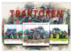 Traktoren - malerische Kraftpakete in der Landwirtschaft (Wandkalender 2026 DIN A4 quer), CALVENDO Monatskalender - Peter Roder