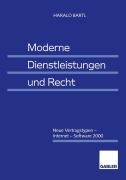 Cover-Bild zum Titel 'Moderne Dienstleistungen und Recht' von 'Harald Bartl'