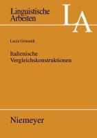 Italienische Vergleichskonstruktionen - Lucia Grimaldi