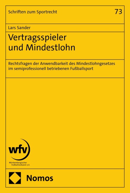 Vertragsspieler und Mindestlohn - Lars Sander