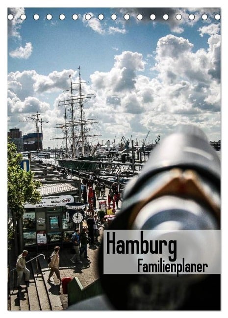 Hamburg Familienplaner (Tischkalender 2025 DIN A5 hoch), CALVENDO Monatskalender - Oliver Pinkoss Photostorys