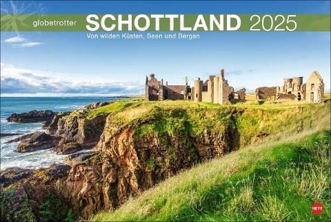 Schottland Globetrotter Kalender 2025 - Von wilden Küsten, Seen und Bergen - 