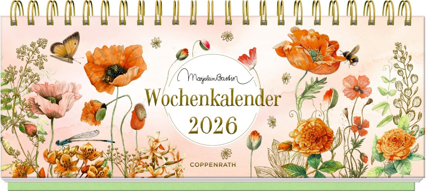 Wochenkalender 2026 - peach - 