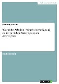 Cover-Bild zum Titel '"Gesundes Arbeiten". Mitarbeiterbefragung zu körperlicher Anstrengung am Arbeitsplatz' von 'Andrea Martini'