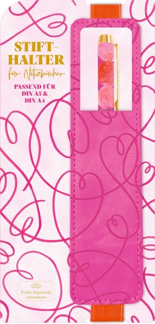 Stiftehalter für Notizbücher - All about pink - 
