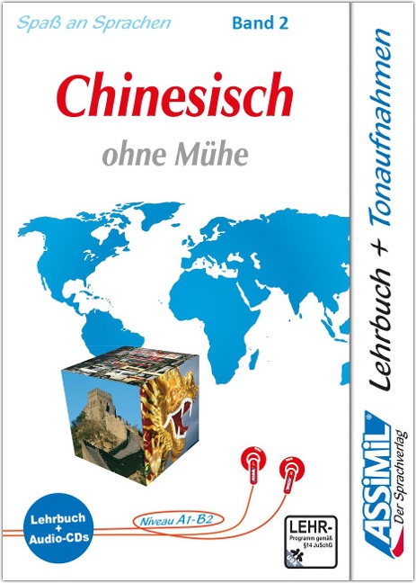 Assimil. Chinesisch ohne Mühe 2. Multimedia-Classic. Lehrbuch und 4 Audio-CDs - 