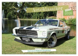 Cover-Bild zum Titel 'Autoklassiker Ford vom A-Model bis Thunderbird (Wandkalender 2026 DIN A2 quer), CALVENDO Monatskalender' von 'Anja Bagunk'