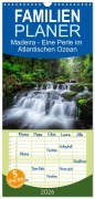 Cover-Bild zum Titel 'Familienplaner 2026 - Madeira - Eine Perle im Atlantischen Ozean mit 5 Spalten (Wandkalender, 21 x 45 cm) CALVENDO' von 'Dennis Westermann'
