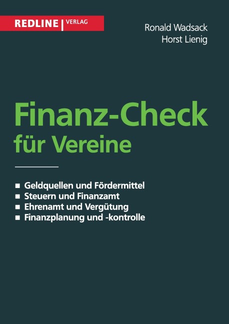Finanz-Check für Vereine - Ronald Wadsack, Horst Lienig