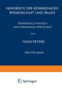 Cover-Bild zum Titel 'Kommunale Finanzen und Kommunale Wirtschaft' von ''