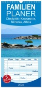 Cover-Bild zum Titel 'Familienplaner 2026 - Chalkidiki: Kassandra, Sithonia, Athos mit 5 Spalten (Wandkalender, 21 x 45 cm) CALVENDO' von 'Helmut Westerdorf'