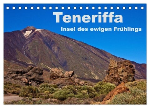 Teneriffa - Insel des ewigen Frühlings (Tischkalender 2025 DIN A5 quer), CALVENDO Monatskalender - Anja Ergler