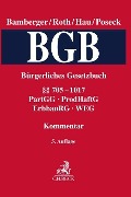 Cover-Bild zum Titel 'Bürgerliches Gesetzbuch Band 3: §§ 705-1017, PartGG, ProdHaftG, ErbbauRG, WEG' von ''