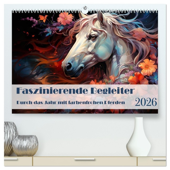 Faszinierende Begleiter (hochwertiger Premium Wandkalender 2026 DIN A2 quer), Kunstdruck in Hochglanz - Ally Bee