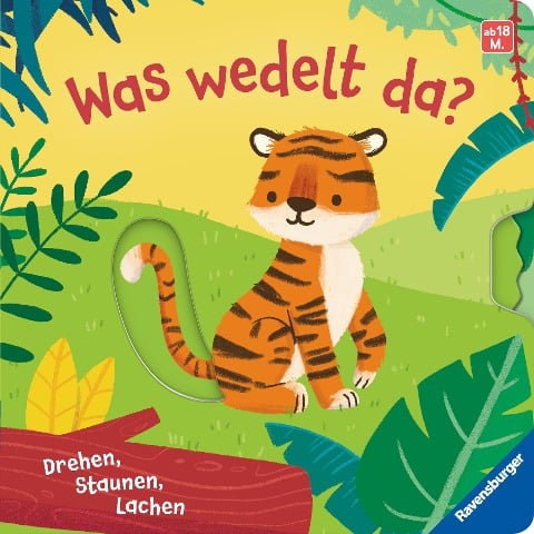 Was wedelt da? Spielbuch ab 18 Monaten, Bilderbuch, Pappbilderbuch - Tiny and Tim Limited