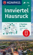 Cover-Bild zum Titel 'KOMPASS Wanderkarten-Set 201 Innviertel, Hausruck (2 Karten) 1:50.000' von ''