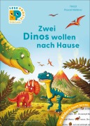 Cover-Bild zum Titel 'Leseprofis - Mit Bildern lesen lernen: Zwei Dinos wollen nach Hause, Erstes Lesen' von 'Thilo'
