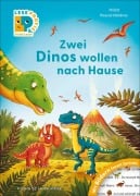 Cover-Bild zum Titel 'Leseprofis - Mit Bildern lesen lernen: Zwei Dinos wollen nach Hause, Erstes Lesen' von 'Thilo'