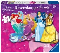 Cover-Bild zum Titel 'Kinderpuzzle 24 Teile - Disney Prinzessinnen - Schöne Prinzessinnen' von ''