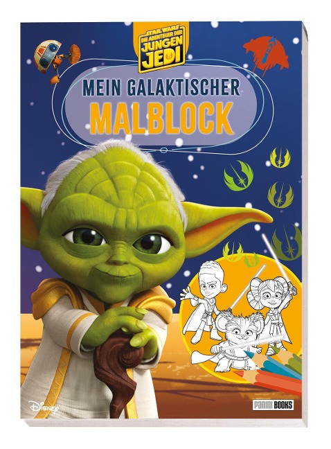 Star Wars: Die Abenteuer der jungen Jedi - Mein galaktischer Malblock - Panini