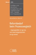 Cover-Bild zum Titel 'Reformbedarf beim Prozessvergleich' von 'Anna-Kathrin Mauch'