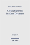 Cover-Bild zum Titel 'Gotteserkenntnis im Alten Testament' von 'Reettakaisa Sofia Salo'