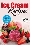 Cover-Bild zum Titel 'Ice Cream Recipes' von 'Nancy Ross'
