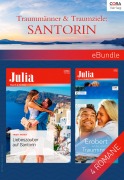 Cover-Bild zum Titel 'Traummänner & Traumziele: Santorin' von 'Anne Mcallister, Cathy Bell, Trish Morey, Trish Morey'