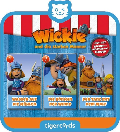 tigercards Multicard Multicard - Wickie und die starken Männer - 3 Hörspiele (Folgen 1 - 3) - 