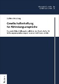 Cover-Bild zum Titel 'Gesellschafterhaftung für Abfindungsansprüche' von 'Steffen Oliver Sorg'