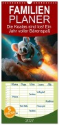 Cover-Bild zum Titel 'Familienplaner 2027 - Die Koalas sind los! Ein Jahr voller Bärenspaß mit 5 Spalten (Wandkalender, 21 x 45 cm) CALVENDO' von 'Artefacti Artefacti'