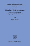 Cover-Bild zum Titel 'Mittelbare Diskriminierung.' von 'Biljana Vrhovac'