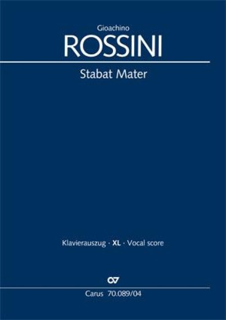 Stabat Mater (Klavierauszug XL) - Gioachino Rossini