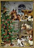 Cover-Bild zum Titel 'A4-Wandkalender - Weihnacht im Stall' von ''