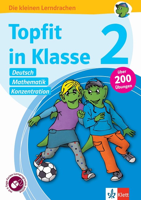 Topfit in Klasse 2 - Deutsch, Mathematik und Konzentration. Übungsbuch - 