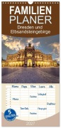 Cover-Bild zum Titel 'Familienplaner 2027 - Dresden und Elbsandsteingebirge mit 5 Spalten (Wandkalender, 21 x 45 cm) CALVENDO' von 'Sven Wagner'