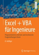 Cover-Bild zum Titel 'Excel + VBA für Ingenieure' von 'Harald Nahrstedt'