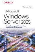 Cover-Bild zum Titel 'Microsoft Windows Server 2025 - Das Handbuch' von 'Thomas Joos'