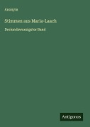 Cover-Bild zum Titel 'Stimmen aus Maria-Laach' von 'Anonym'