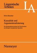 Cover-Bild zum Titel 'Kausalität und Argumentrealisierung' von 'Silvia Kutscher'