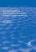 Cover-Bild zum Titel 'New Zealand Adopts Proportional Representation' von 'Keith Jackson, Alan Mcrobie'
